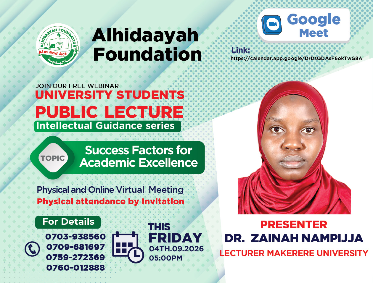 University students sensitized on Academic Excellence